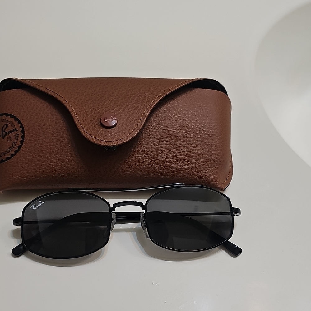 Ray-Ban Brown Leather Eyewear Case